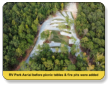 Aerial view of  M & M Outdoors Campground.