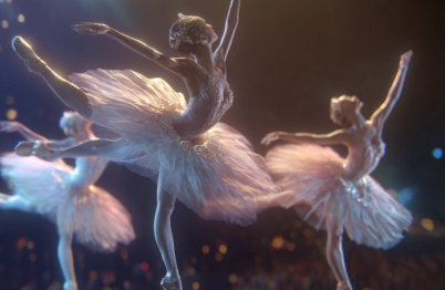 View of Ballerinas dancing at the Montgomery Ballet