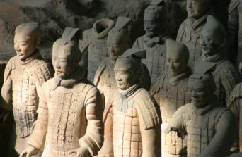 Terracotta Warriots at Troy University Cultural Arts Park